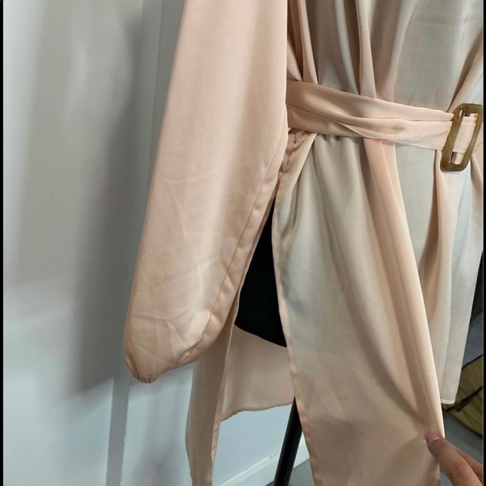 Pink blouse side slit - Picture 4 of 4